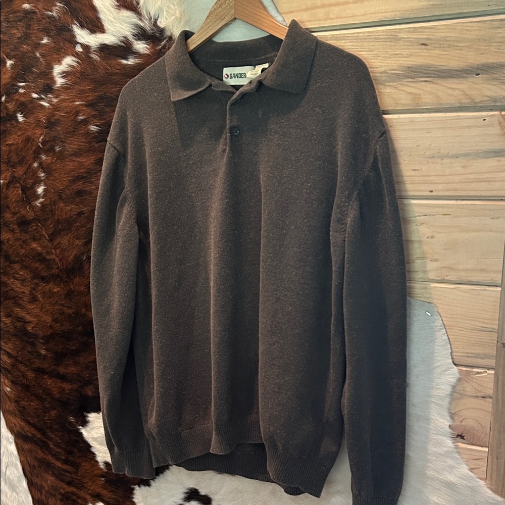Gander Mountain Men's Dark Green Crewneck Sweater